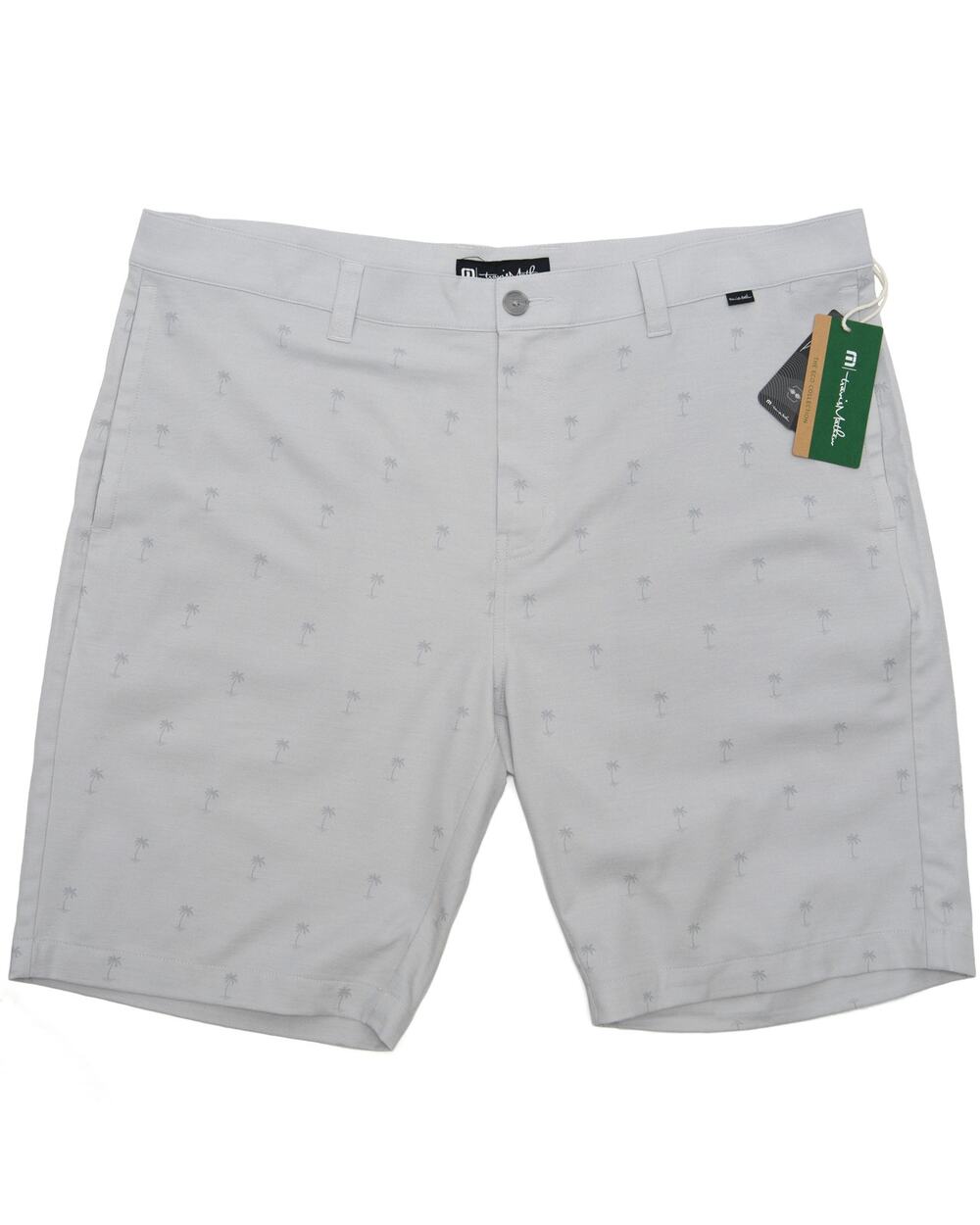 New Travis Mathew Gray Resort To This Golf Palm Tree Print Shorts Size 40